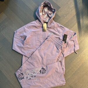 BCBG purple tracksuit